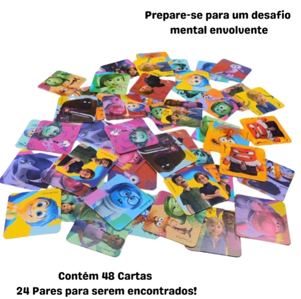Jogo de Memória Divertidamente 2 Disney